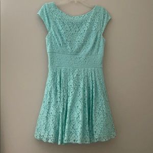 Pretty blue lace dress